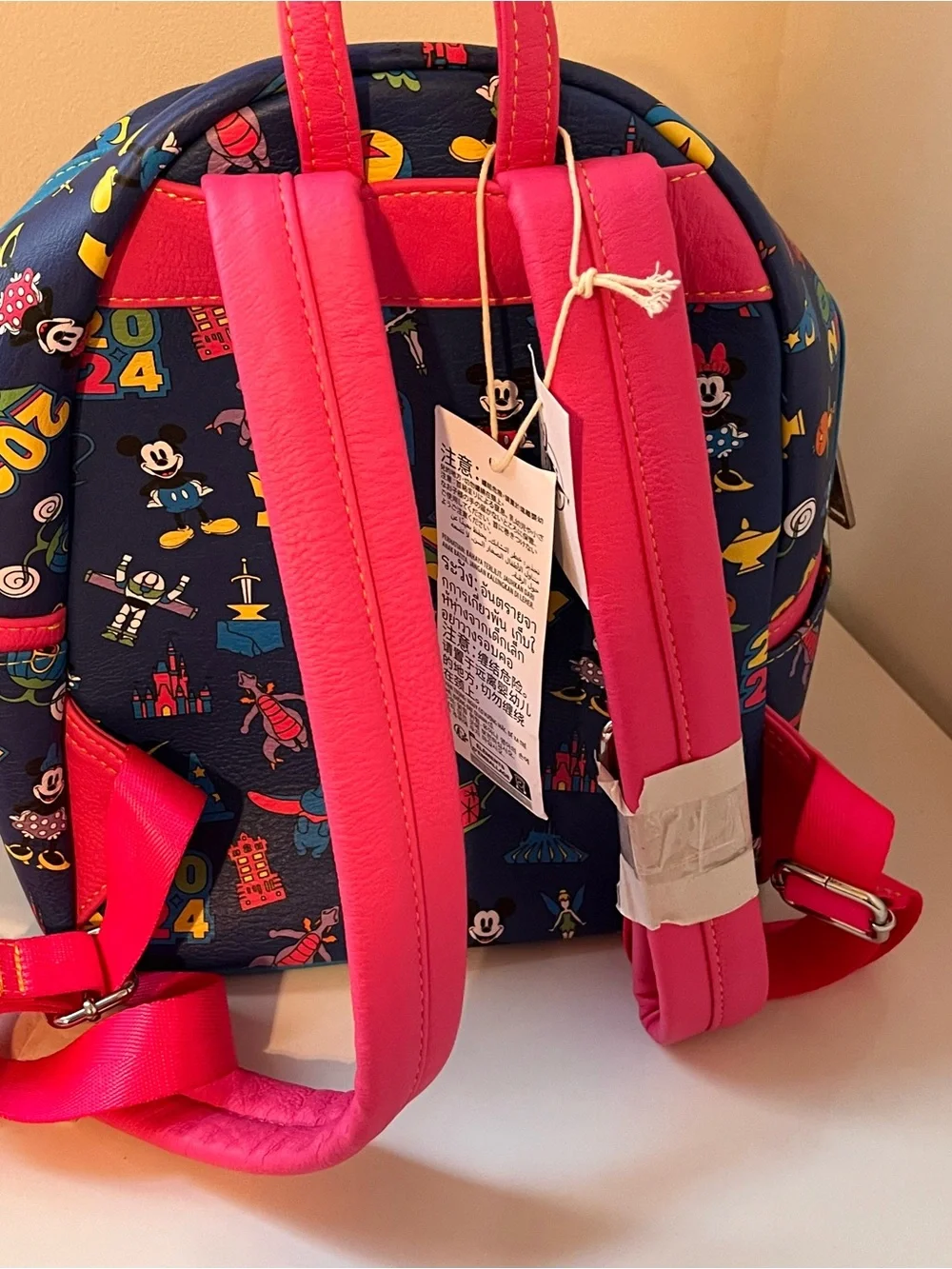 NWT Loungefly Disney Parks 2024 Dated All Over Print Mini Backpack - Mickey